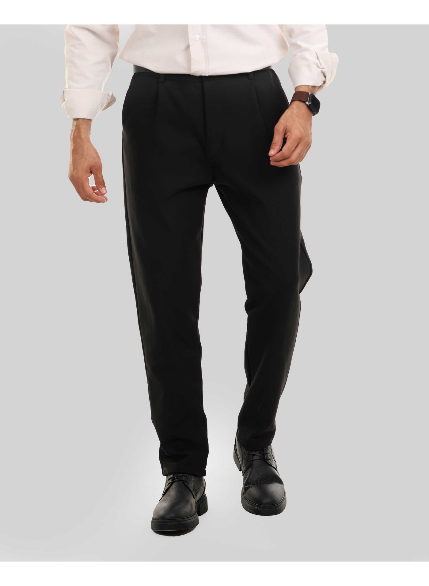 Dott Men's Classic Slim Fit Comfort Trousers